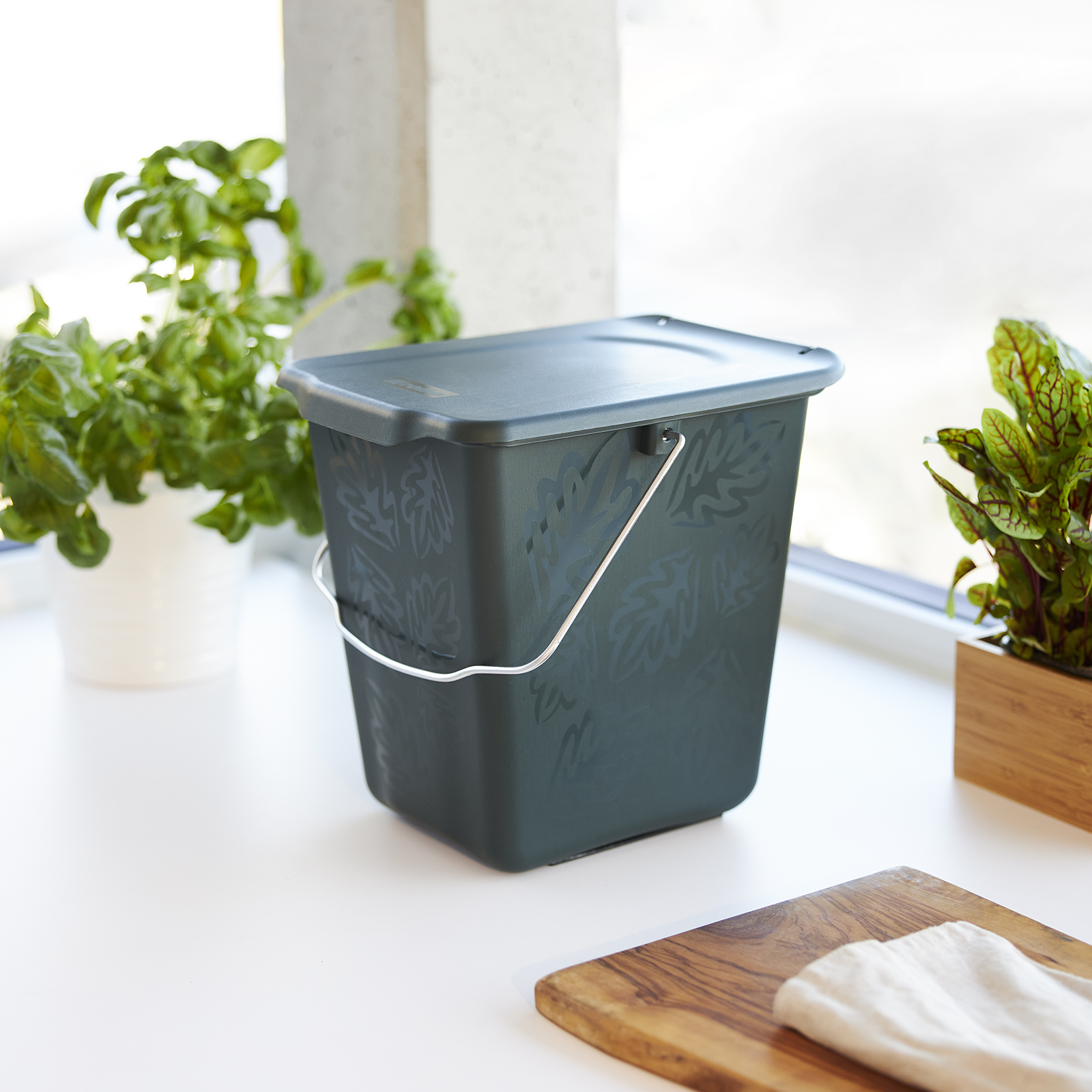 Virtuvinė komposto dėžė, 7 l