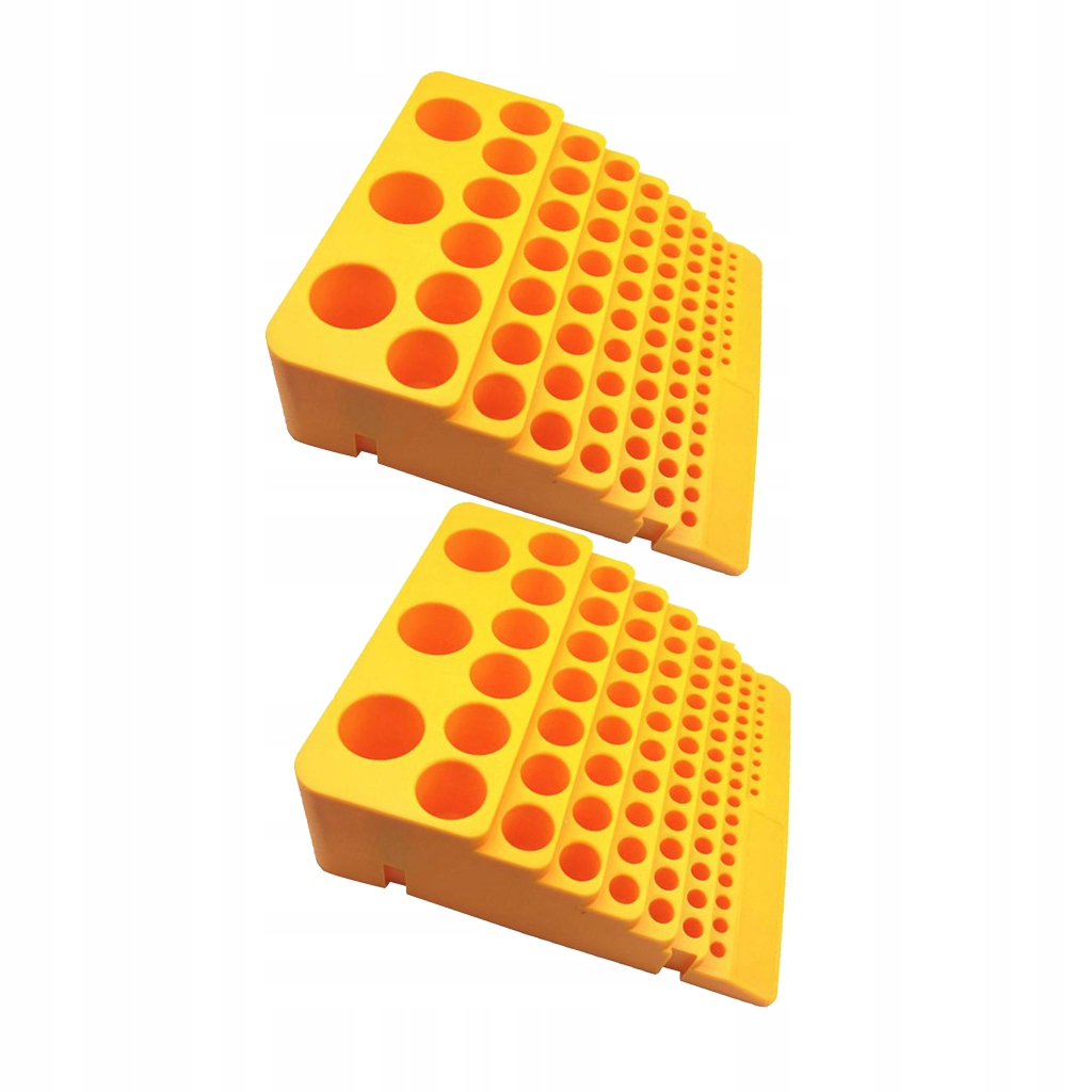 

2xUniversal Wiertła Organizer Pojemnik Plastikowy