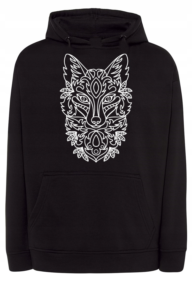 Pánská mikina s pěkným potiskem Art Line Lis Fox vel. 3XL