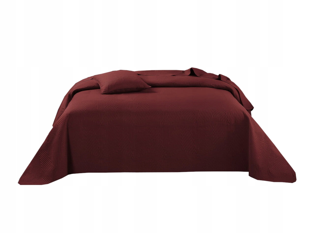 Dekorativní přehoz Trio 240x220 prošívaný bordó