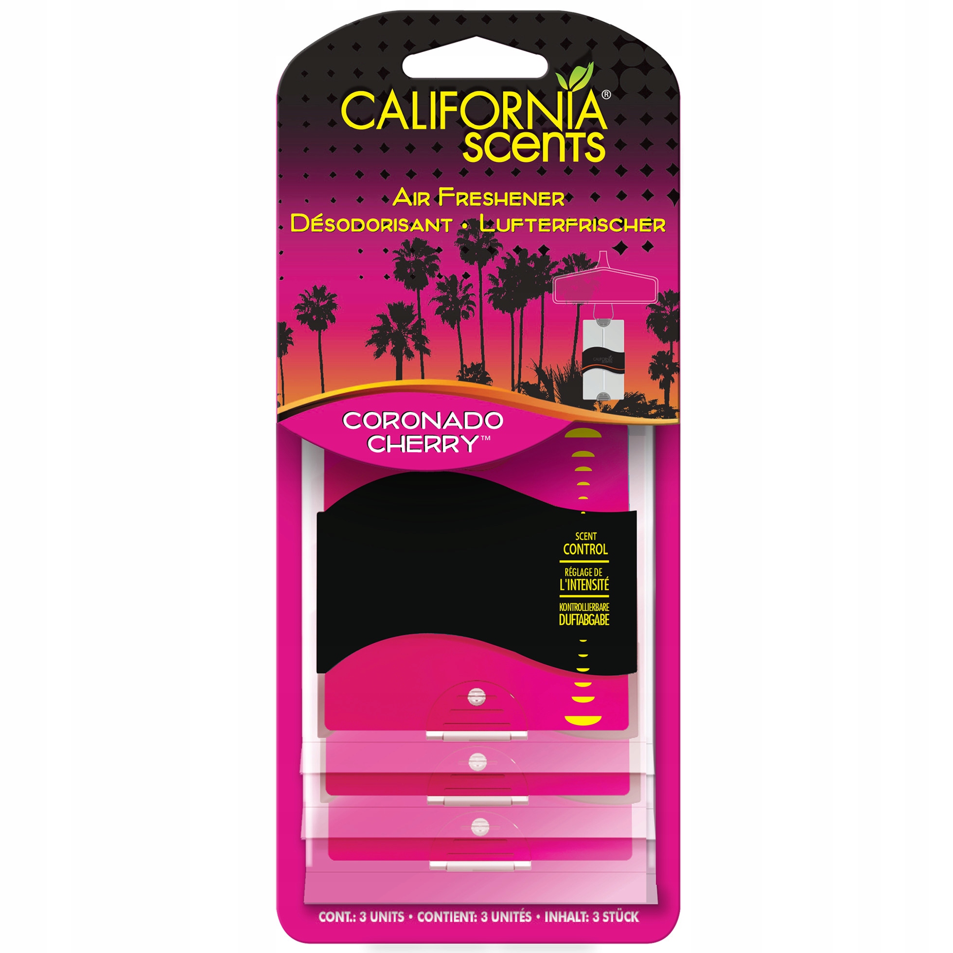 

3x Zawieszka Zapach California Scents Cherry