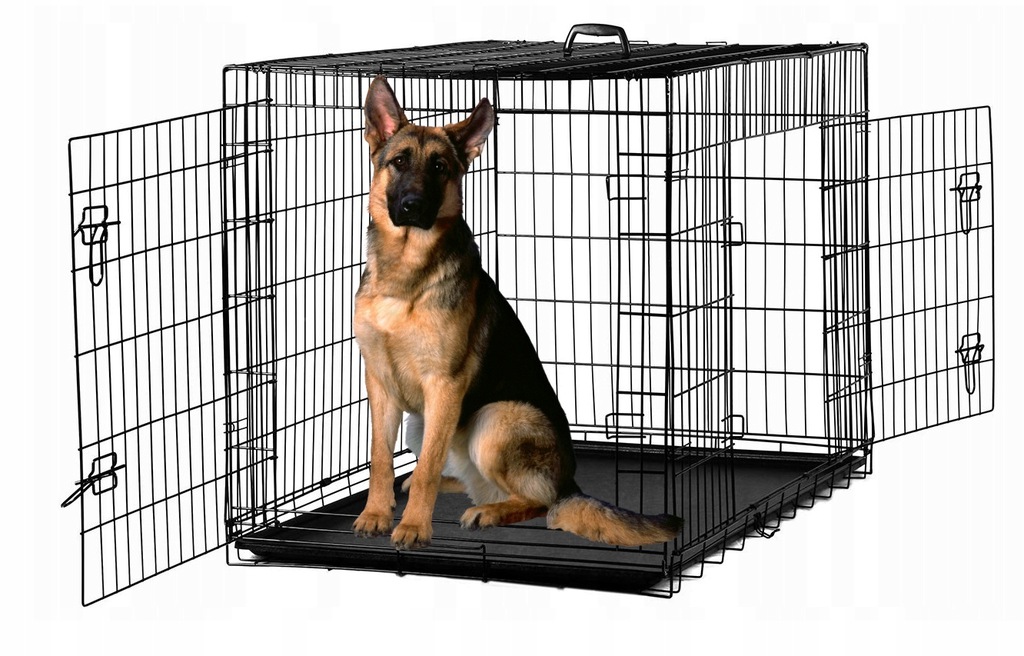 

Duży Kojec Klatka Metalowa Dla Psów 121x76x82 XXXL