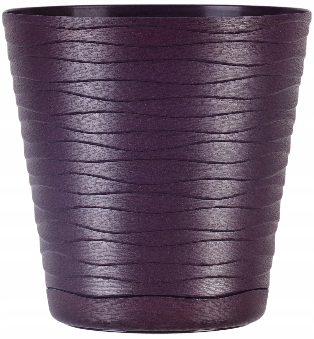 

Doniczka Tedi Z Podstawką 3D Fioletowa 21CM