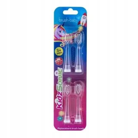 Końcówki Kidz Sonic BRUSH-BABY dzieci 3-6 lat 4 sztuki