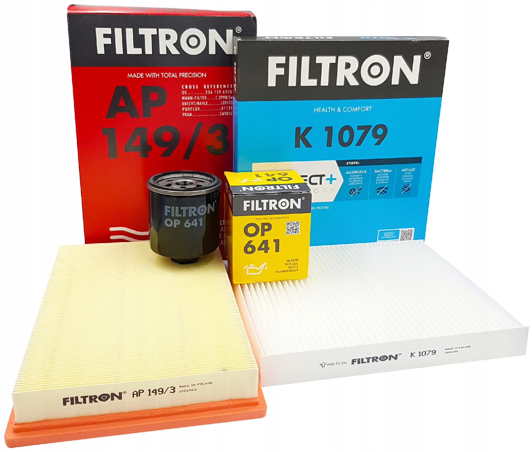 FILTRON ZESTAW FILTRÓW SEAT IBIZA III 6L 1.4 16V