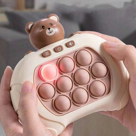 GRA DLA DZIECI ZRĘCZNOŚCIOWA POP IT PRO ANTYSTRESOWA ELEKTRYCZNA DŹWIĘKI Wysokość produktu 14 cm