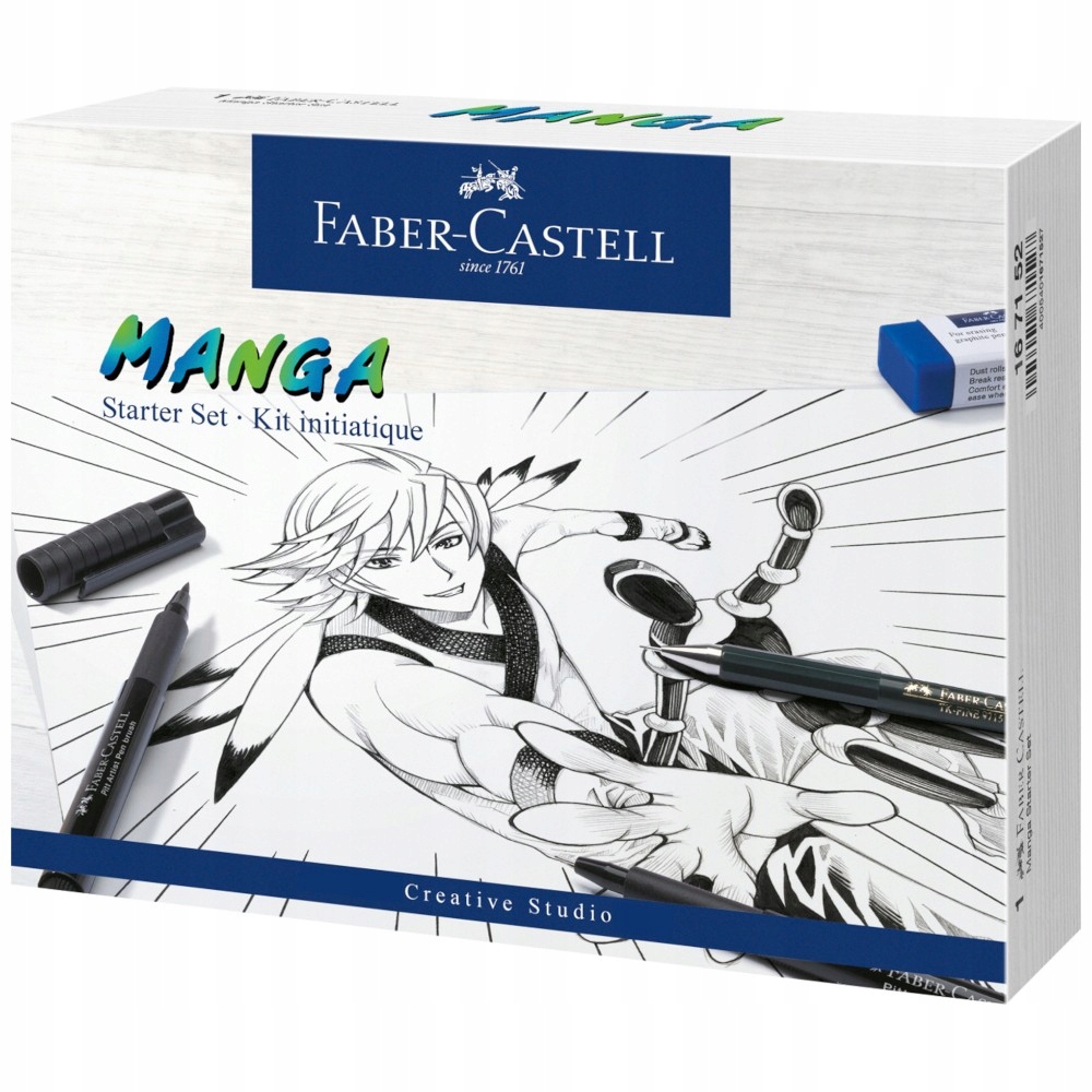 Zestaw pisaków do mangi Pitt Artist Pen Manga Starter 8szt. Faber-Castell