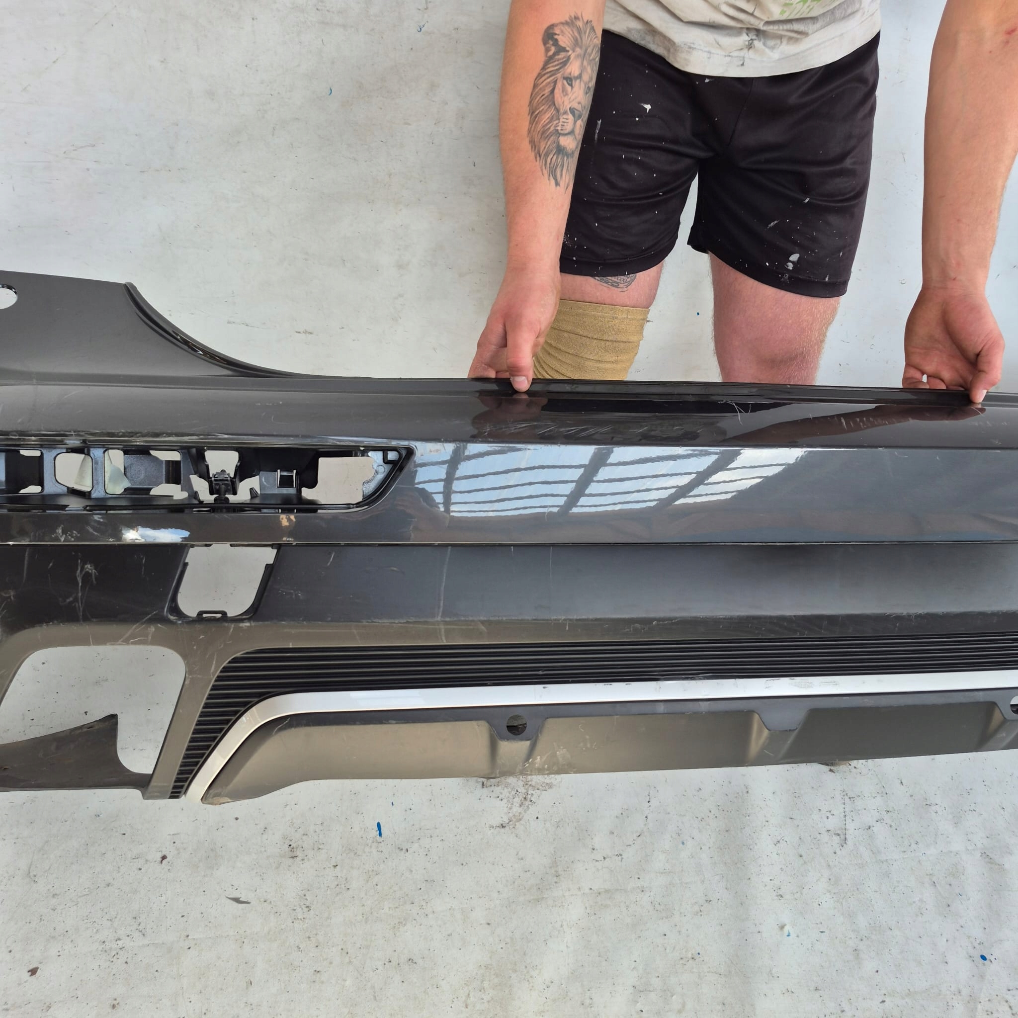 CITROEN DS7 CROSSBACK 17- bumper rear part rear PDC