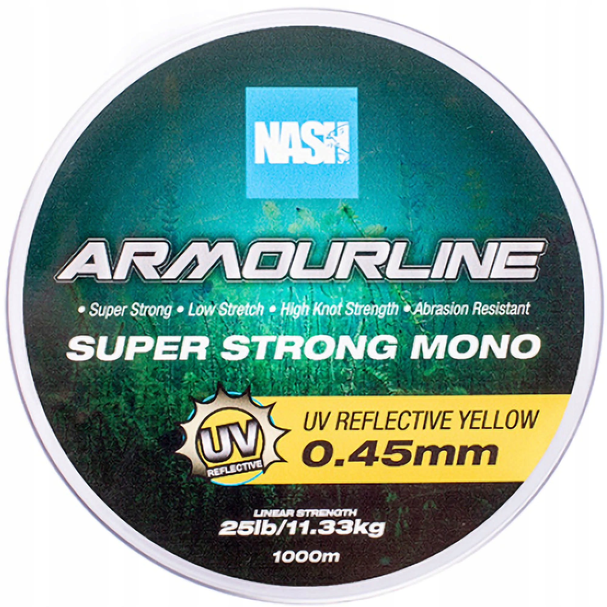 Nash Armourline Mono Uv Yellow 20lb 0.40mm 1000m Żyłka