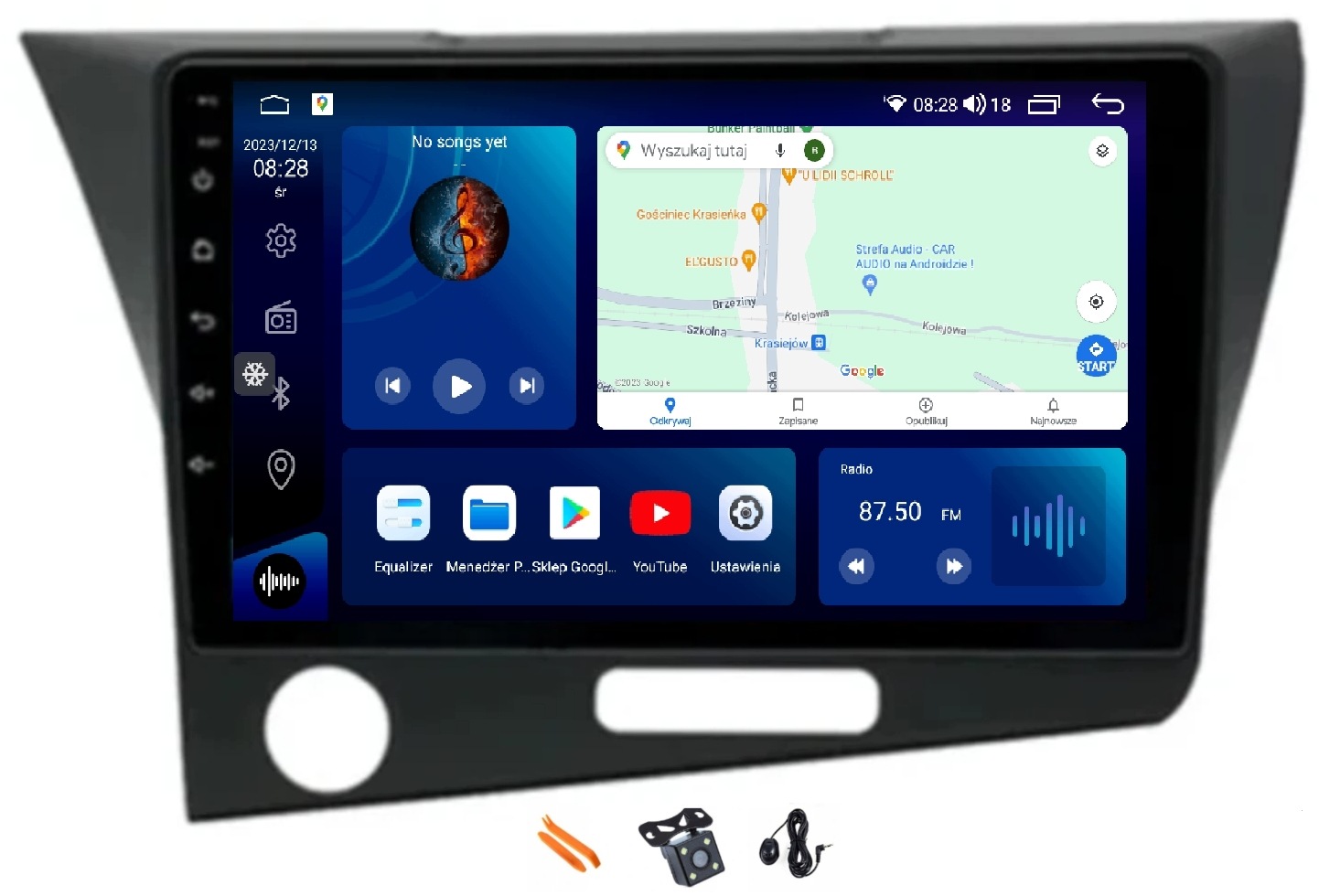Radio Android Navigácia Honda Cr-z 10-16 6/128GB Lte 4G CarPlay Gps