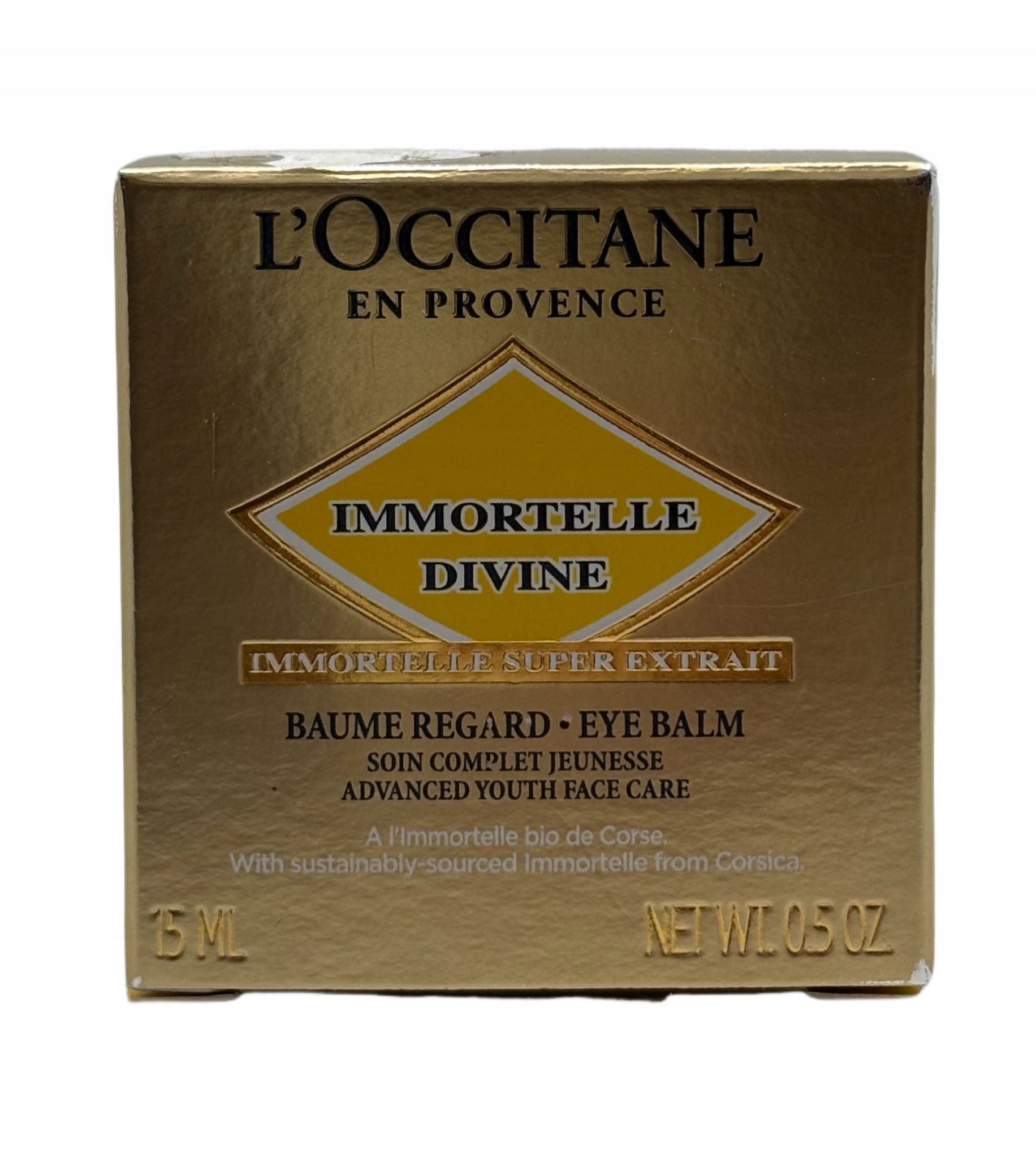 L'occitane Immortelle Divine Eye Balm Advanced Youth Face Care 15ML