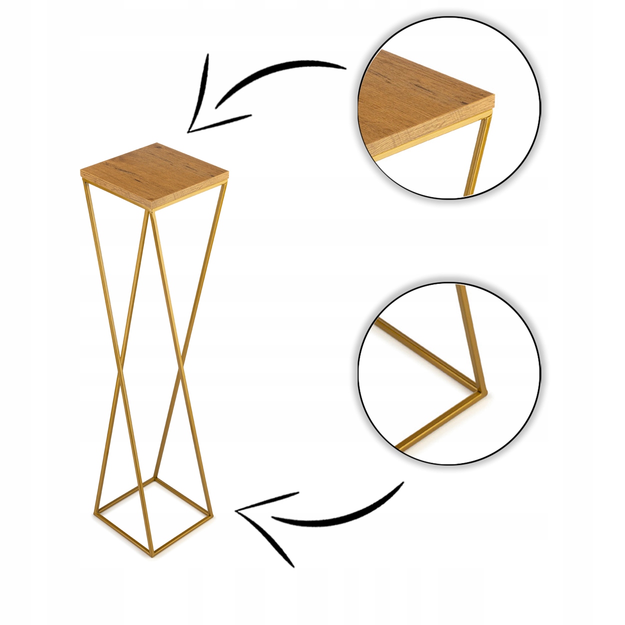 INDUSTRIALNY KWIETNIK STOJĄCY NA ROŚLINY METALOWY Typ wolnostojący