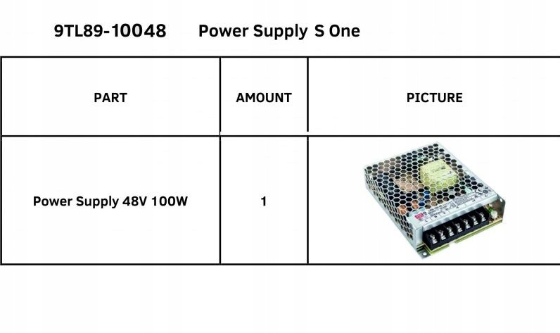 Zasilacz plotera Summa S One S1