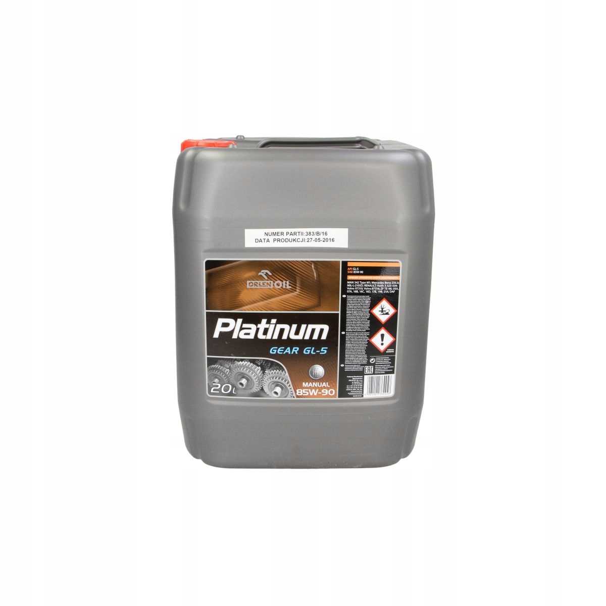 Prevodový olej Orlen Platinum GL-5 85W90 20L balík vodiča #14