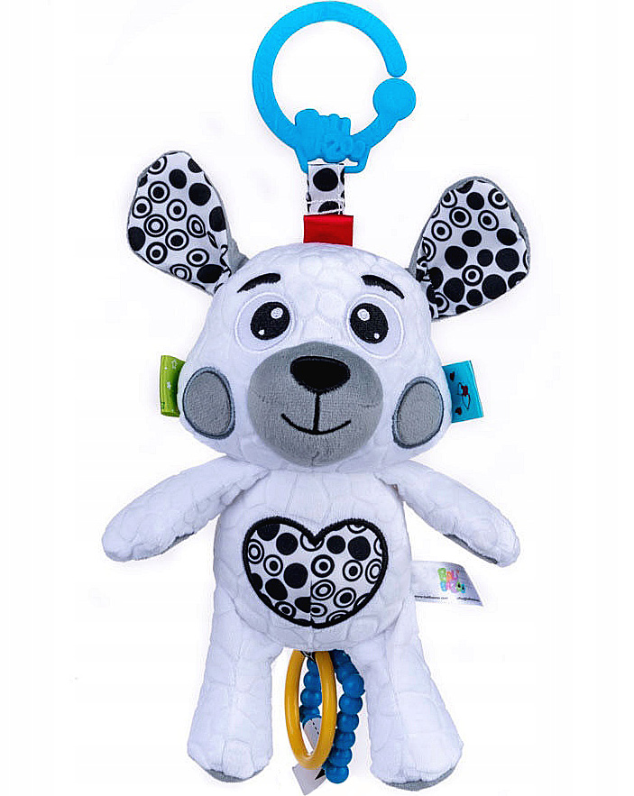 ZAWIESZKA SENSORYCZNA NA WÓZEK PIESEK Z POZYTYWKĄ