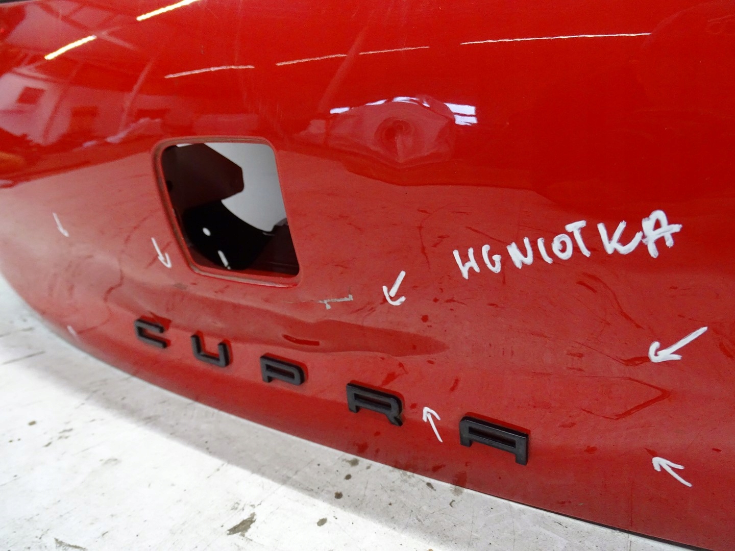 trunk door cover boot rear part rear window spoiler SEAT LEON III CUPRA LS3H