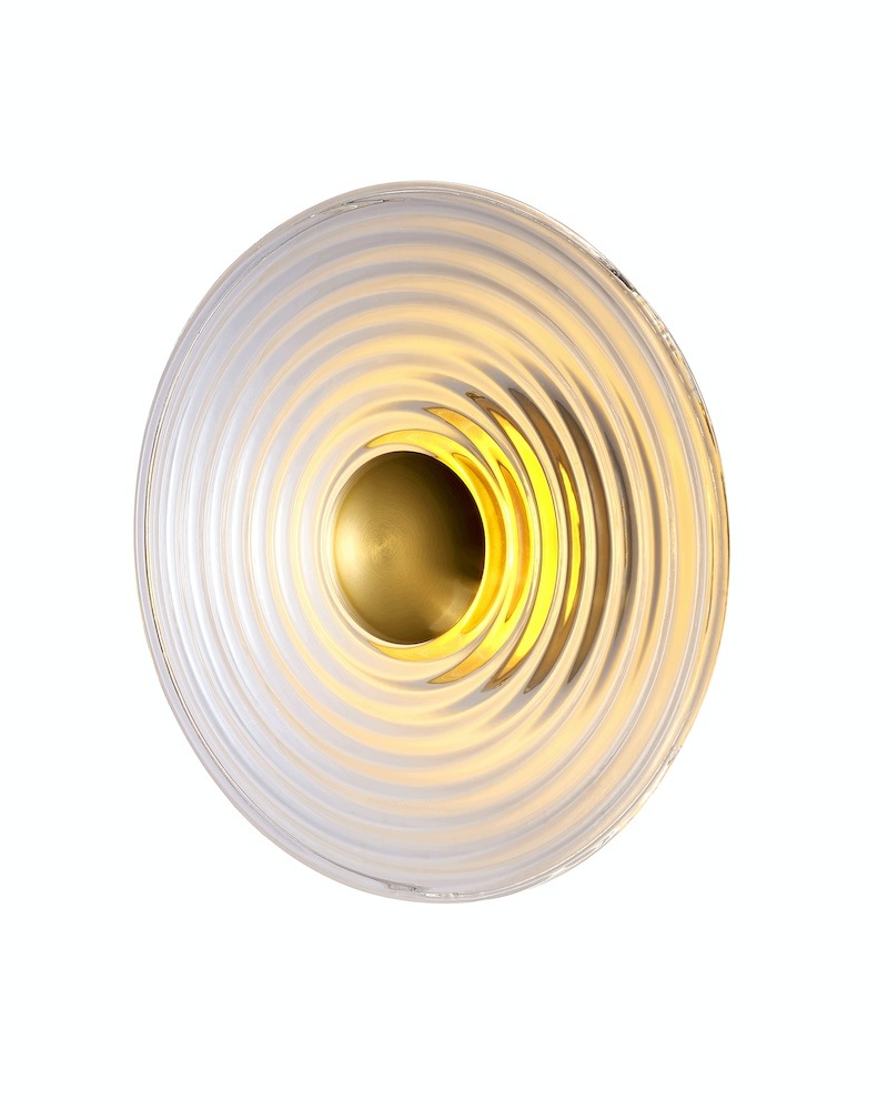 Sole nástěnné svítidlo 30 cm kulatý Led 4 W dekorativní moderní zlaté