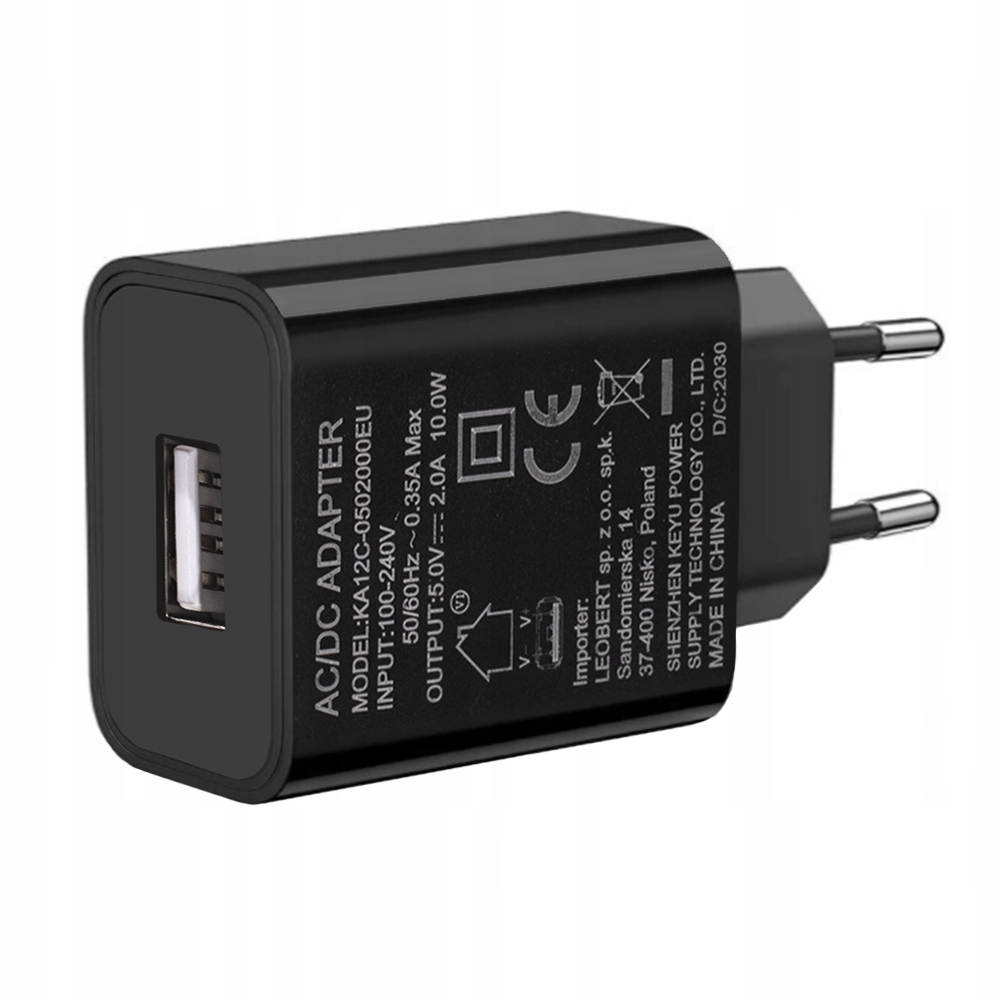 

Zasilacz Usb Ładowarka Sieciowa 5V 2A Uniwersalna