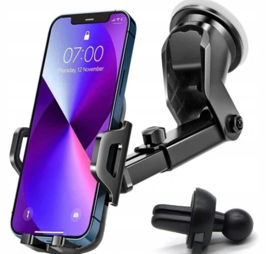 UCHWYT HOLDER DO SAMOCHODU NA TELEFON SZYBĘ KOKPIT stojak ROZKŁADANY
