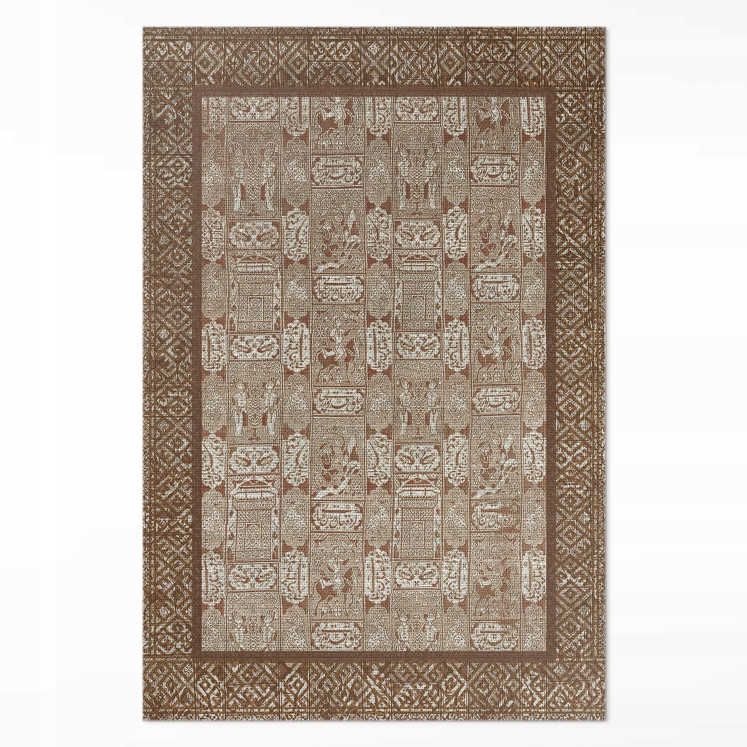 Koberec Běhoun Vinylový Loft Rozměr: 140x210 cm Ornamentální mozaika, vintage vzor