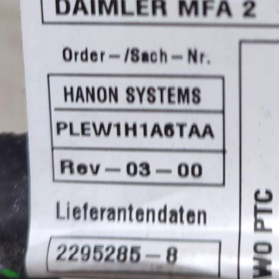 bundle electrical of the heating Mercedes-Benz A W177 2295285