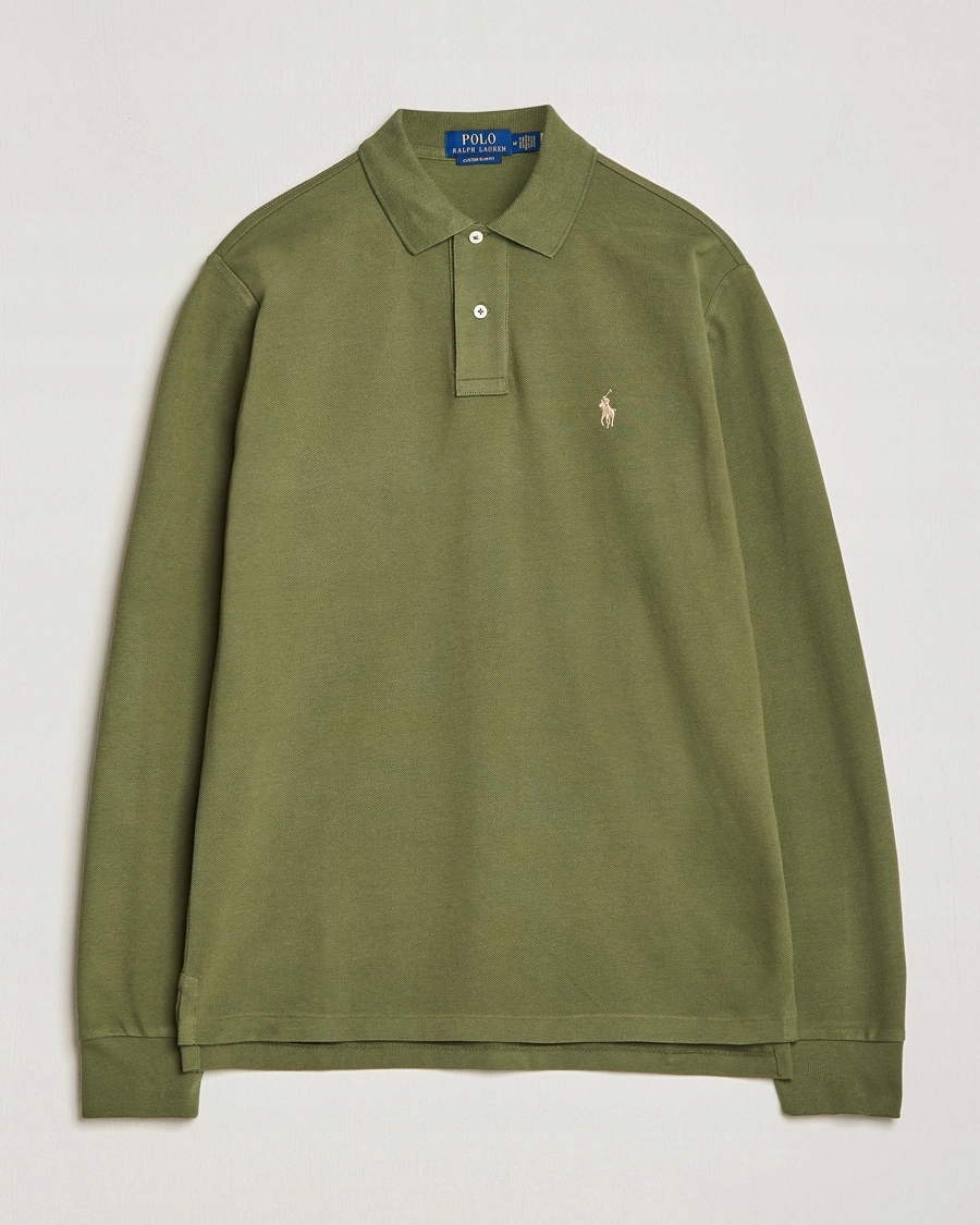 Polo Ralph Lauren – Pánská polokošile, dlouhý rukáv, velikost M