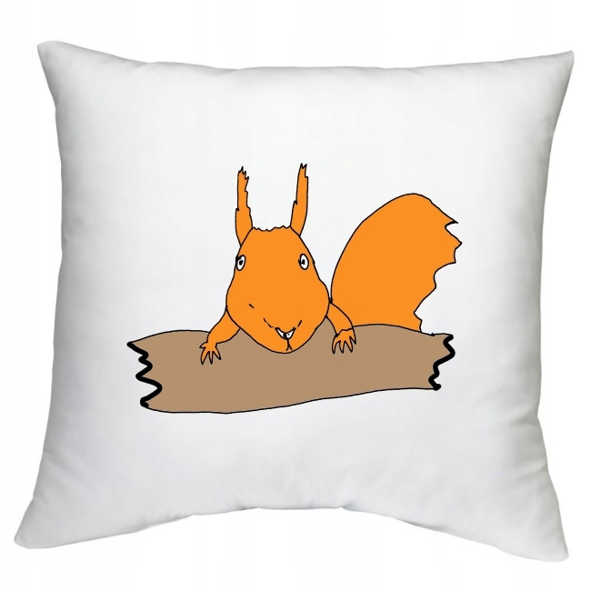 PODUSZKA WIEWIÓRKA RUDA WIEWIÓR bóbr WZORY Rodzaj dekoracyjna