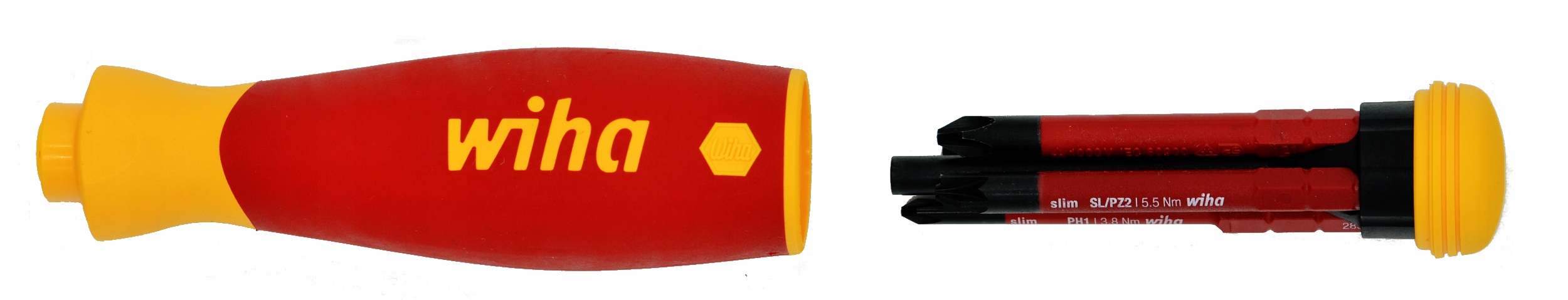 WKRĘTAK Z MAG BITÓW ZESTAW IZOLOWANY VDE WIHA45296 Liczba elementów zestawy