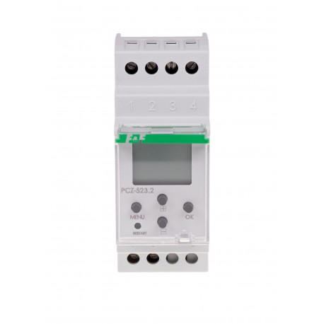 Digitální ovládací hodiny 16A impulsové (školní) F&f PCZ-523