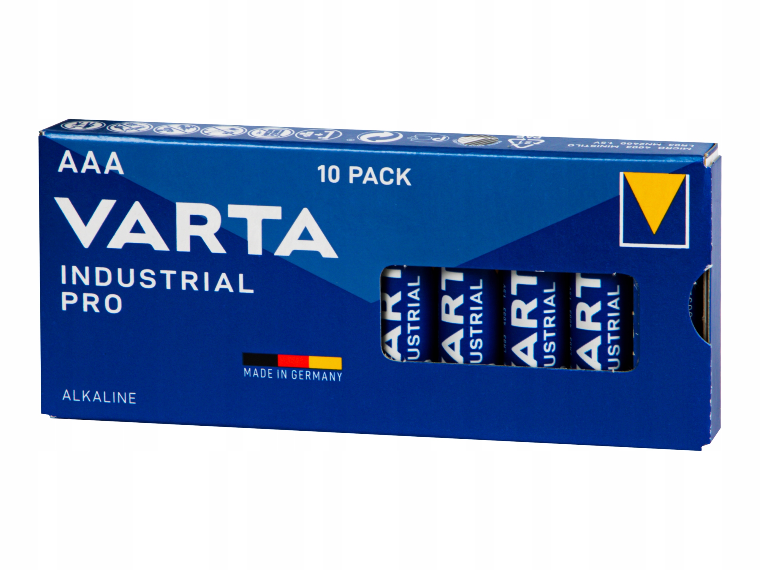 10x MOCNA BATERIA ALKALICZNA ALKALINE AAA R3 WZMACNIANA PALUSZKI ZESTAW Symbol baterii AAA (R3)