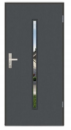 Technické kovové interiérové dveře Apollo 04 Bronz Antracit 70 cm Polské