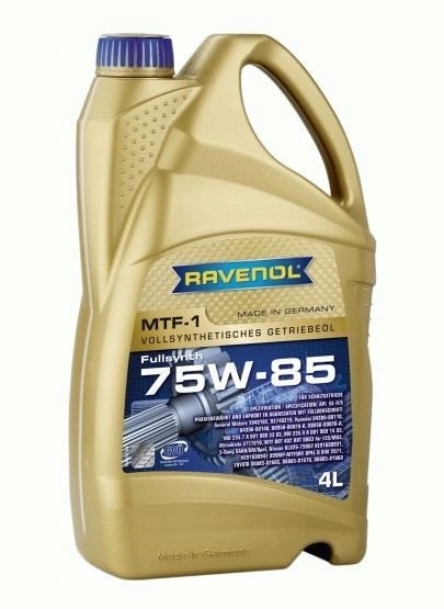 OLEJ RAVENOL MTF-1 75W85 4L CZERWONY GL4