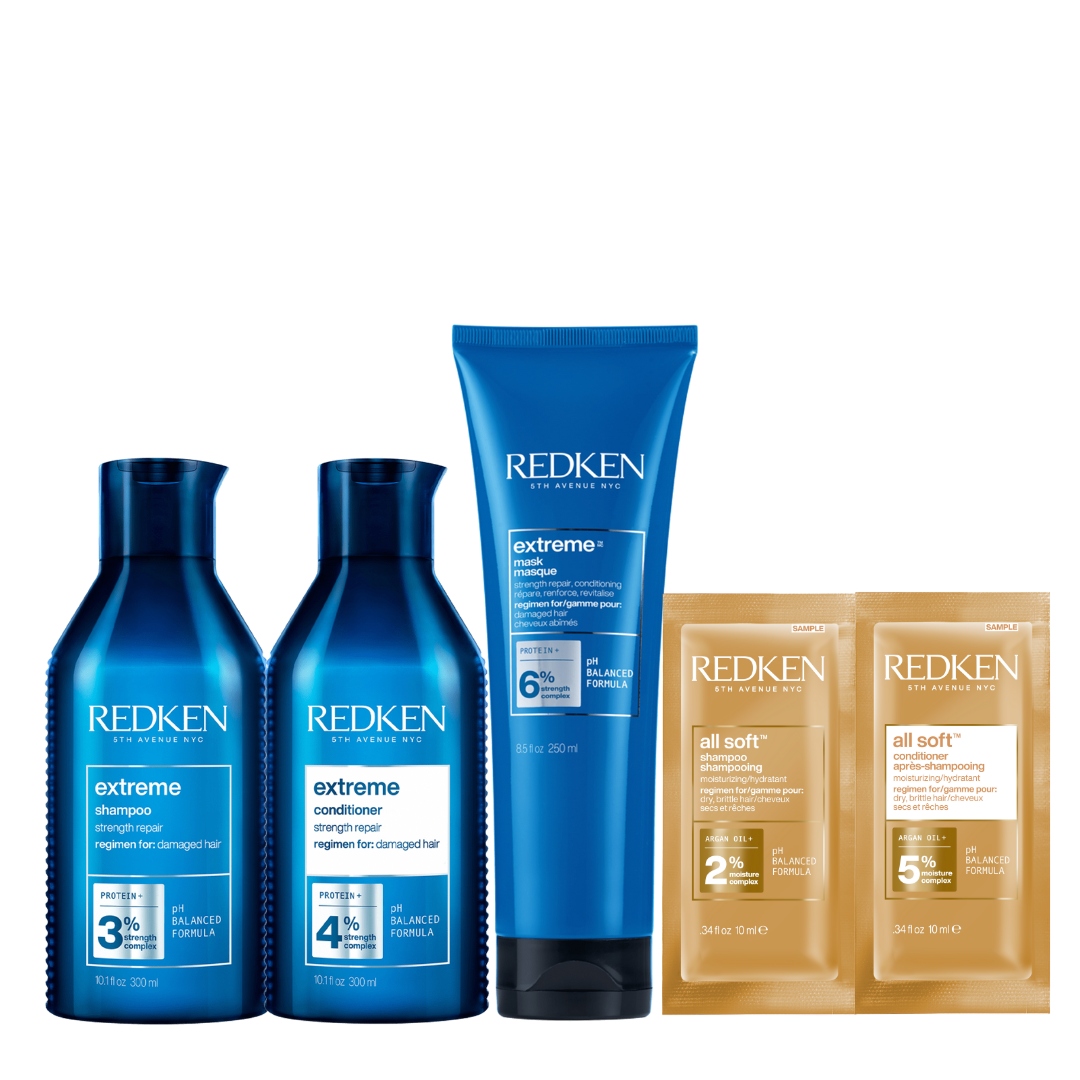 Redken Extreme šampon – kondicionérová maska pro poškozené vlasy 2x Bonus