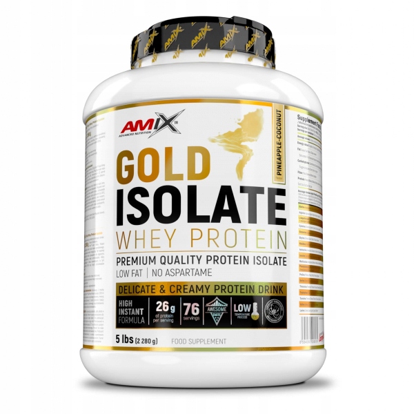 Gold Whey Protein Isolate 2280g pineapple coconut juice