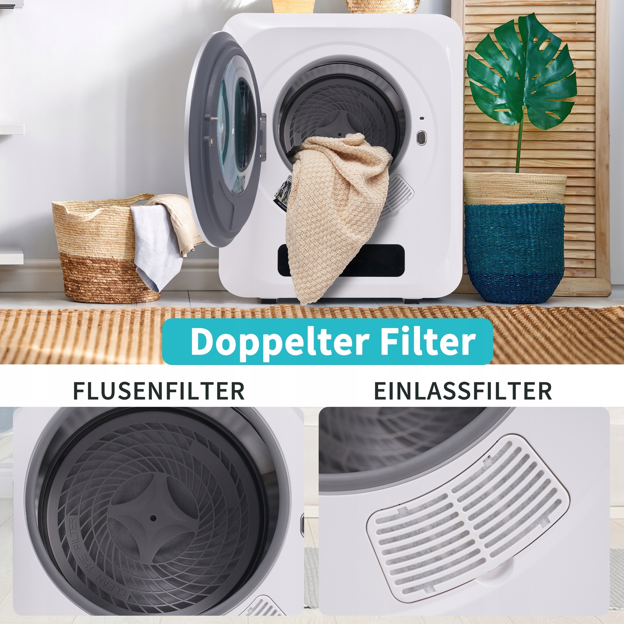 SUSZARKA WYCIĄGOWA ZE STALI NIERDZEWNEJ Z MOŻLIWOŚCIĄ MONTAŻU NA ŚCIANIE Stan opakowania oryginalne