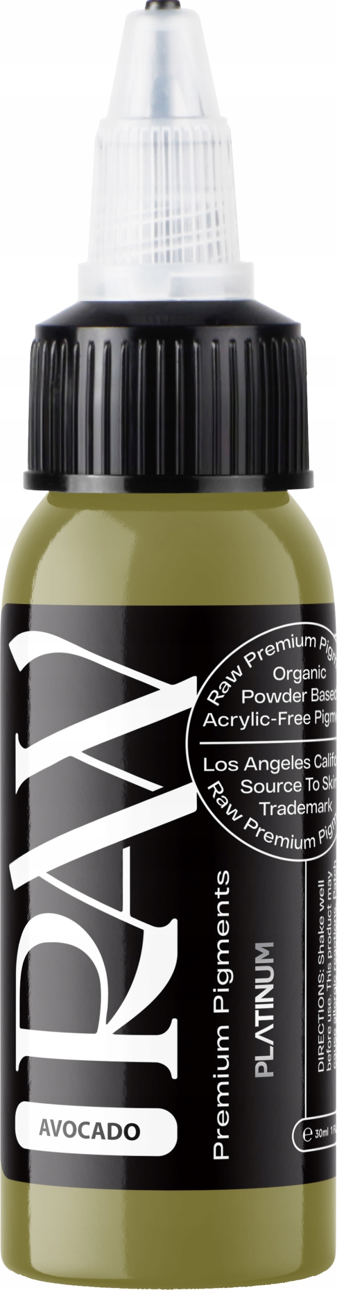 Barva Raw Pigments Platinum Avocado 30 ml