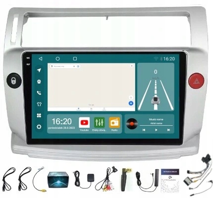 Rádio Navigace Citroen C4 2004-2009 Carplay Android Auto 8GB 256GB Sim