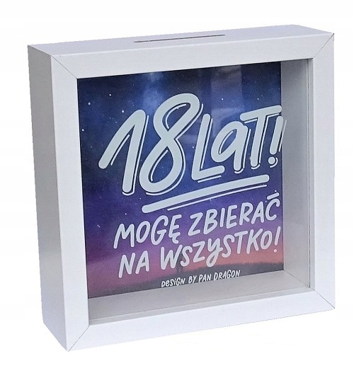 

Skarbonka Na 18 Nastkę 18 Lat
