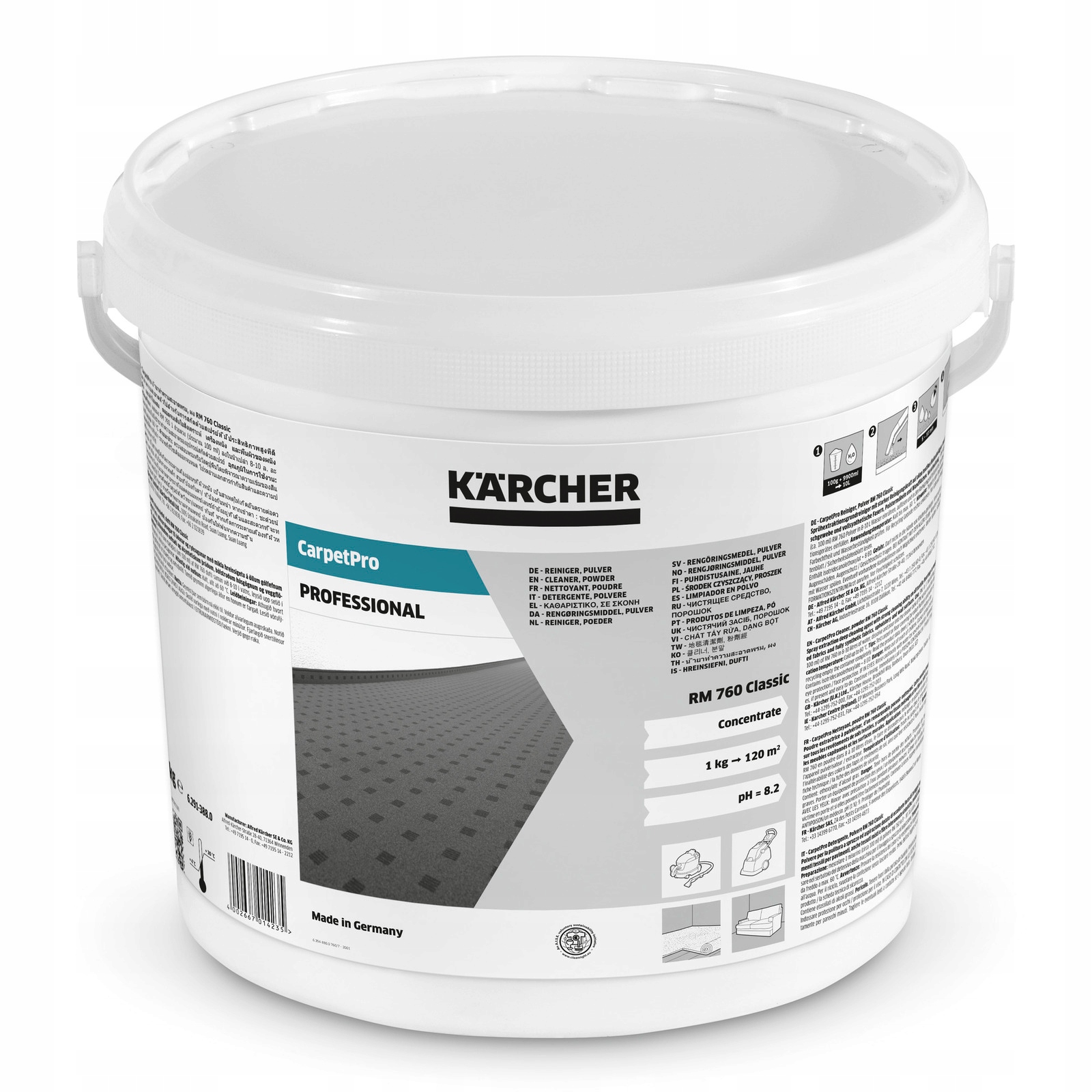 PROSZEK DO PRANIA DYWANÓW KARCHER RM 760 10 KG