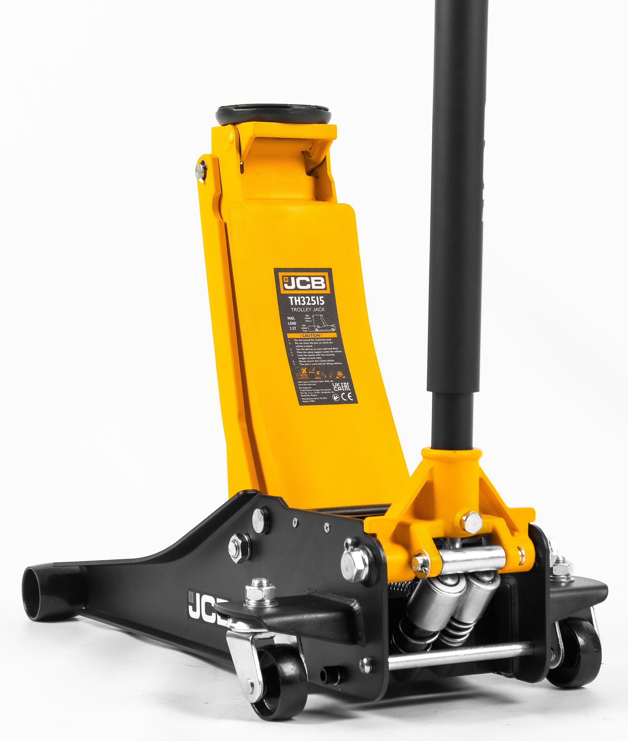 PODNOŚNIK SAMOCHODOWY HYDRAULICZNY NISKOPROFILOWY ŻABA 2,5 TONY JCB Minimalna wysokość podnoszenia 75 mm