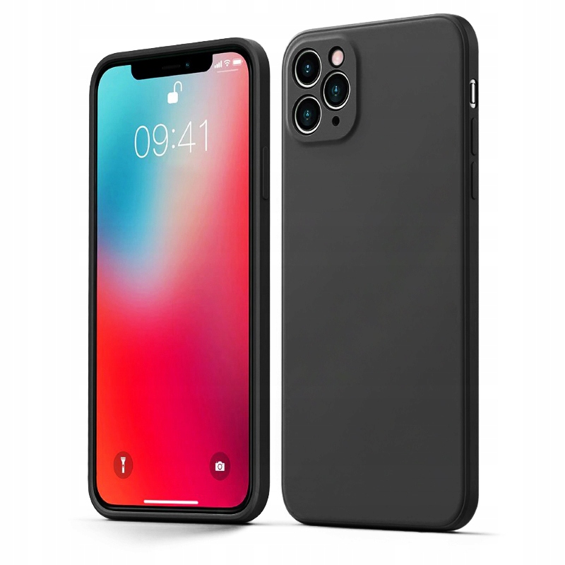 

Etui Czarne Liquid Case do Apple iPhone 12 Pro