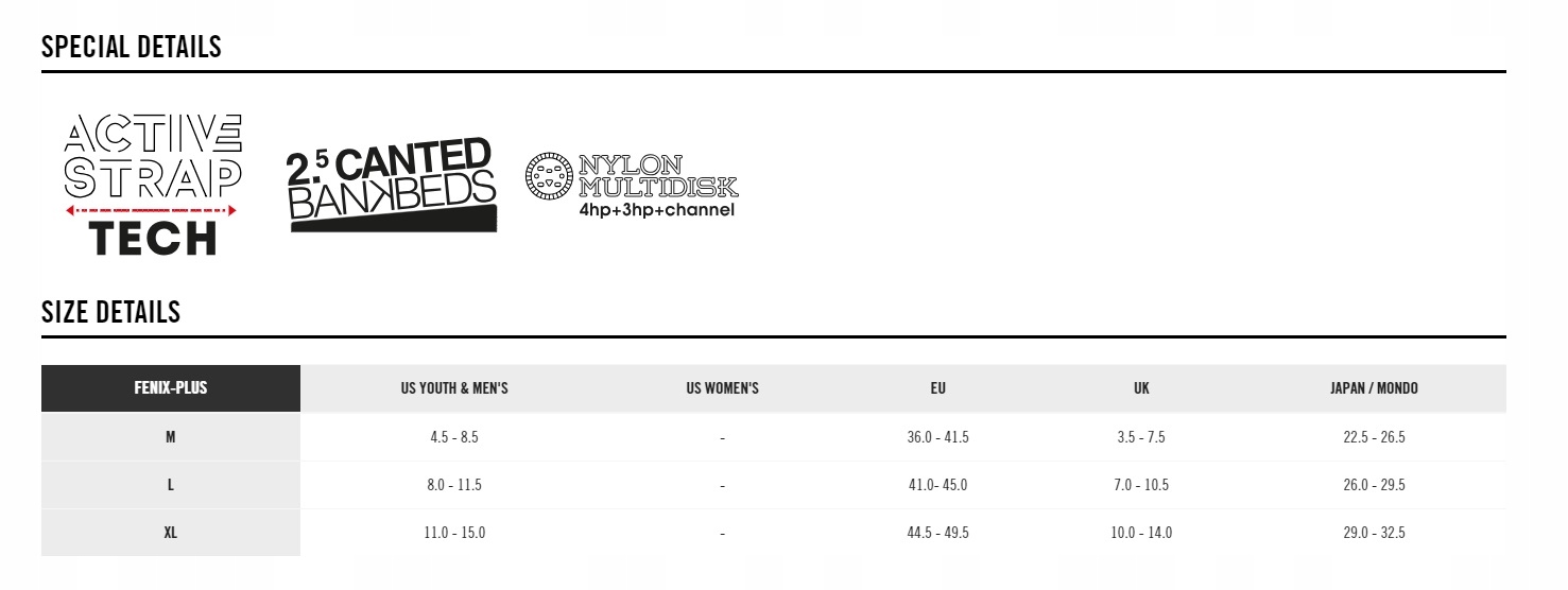 Wiązania FLOW Fenix Plus Fusion Blue 2024 R. XL Rozmiar XL