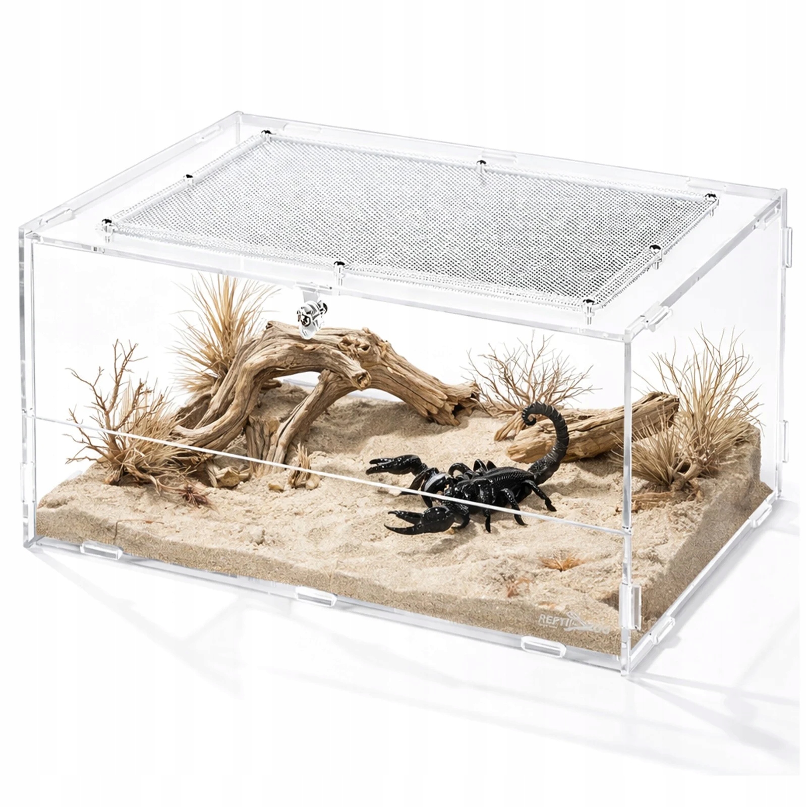 Kompaktowe Terrarium Akrylowe Lekkie Przezroczyste Dla Pająków 30X20X15cm