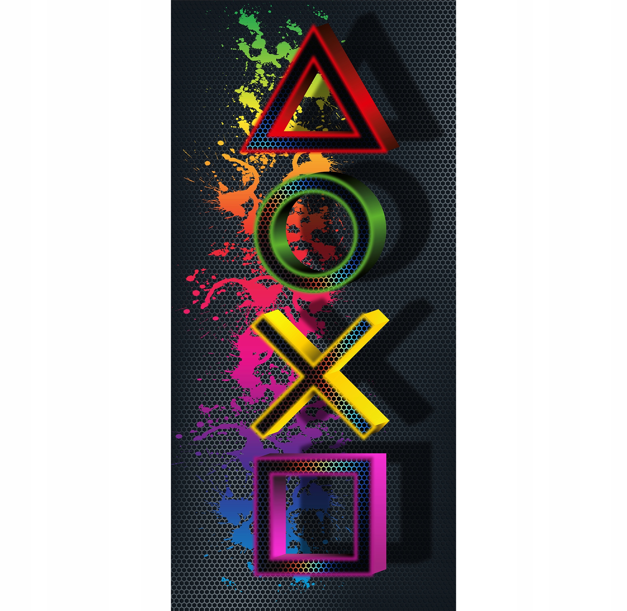 

Naklejka na ścianę Gaming Przyciski Pad 70x150
