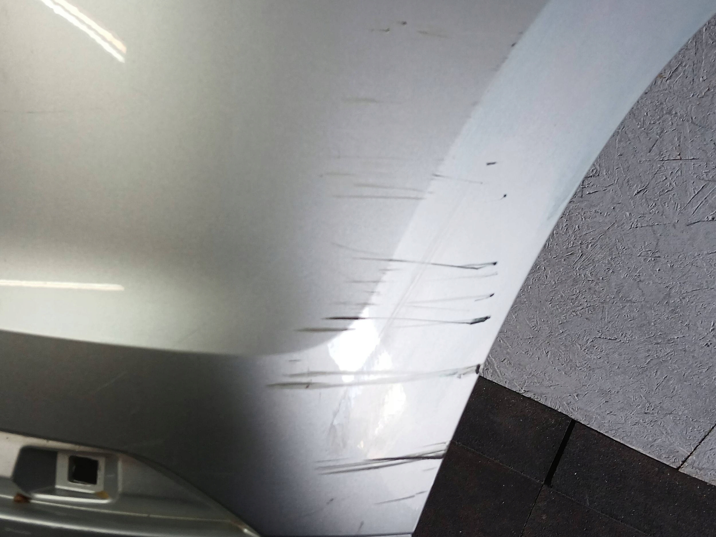 bumper rear part VW POLO 6C 14-17