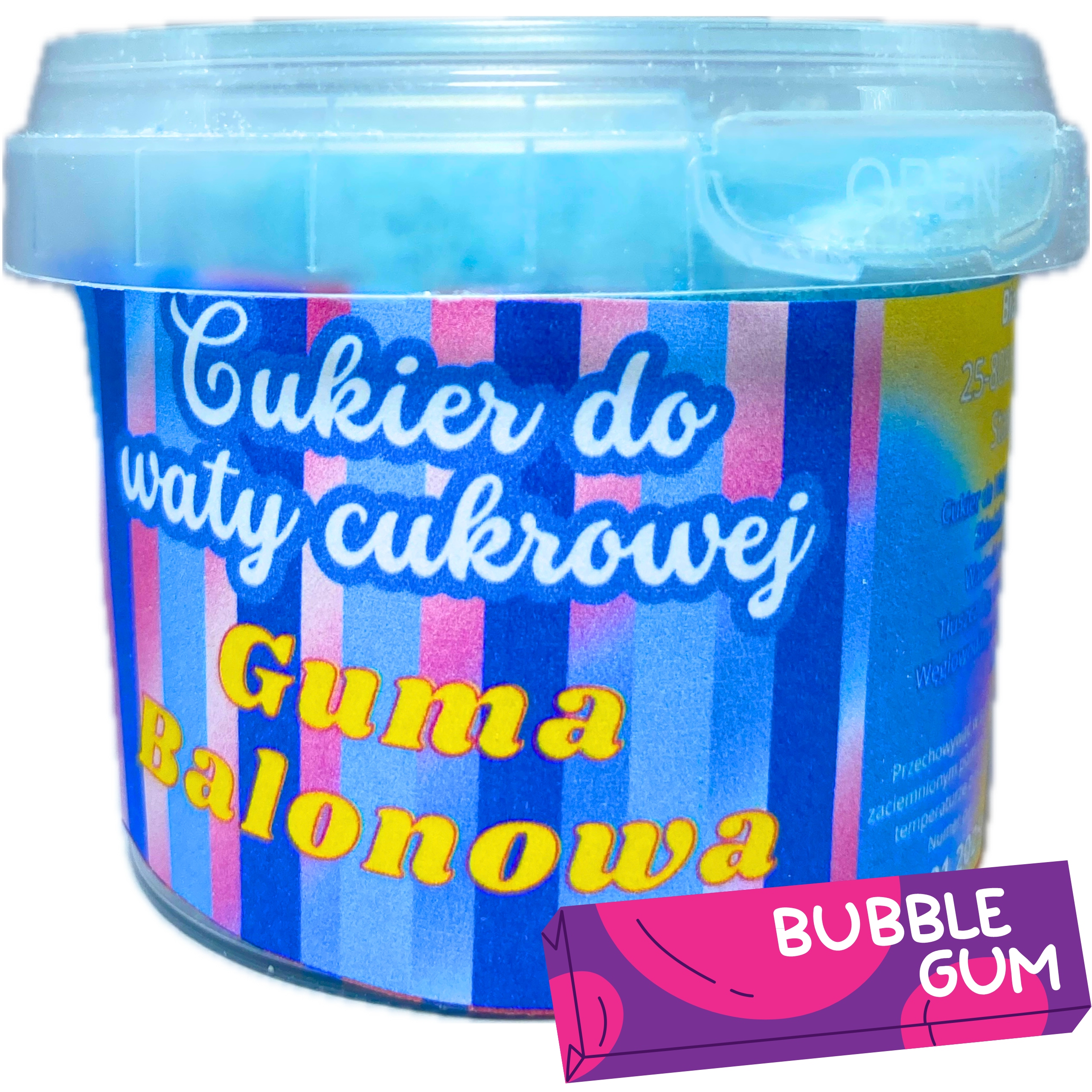 ZESTAW Cukier do waty cukrowej 8 x 100 gram + PATYCZKI I MIARKA Kod producenta ZESTAW Cukier do waty cukrowej 8 x 100 gram