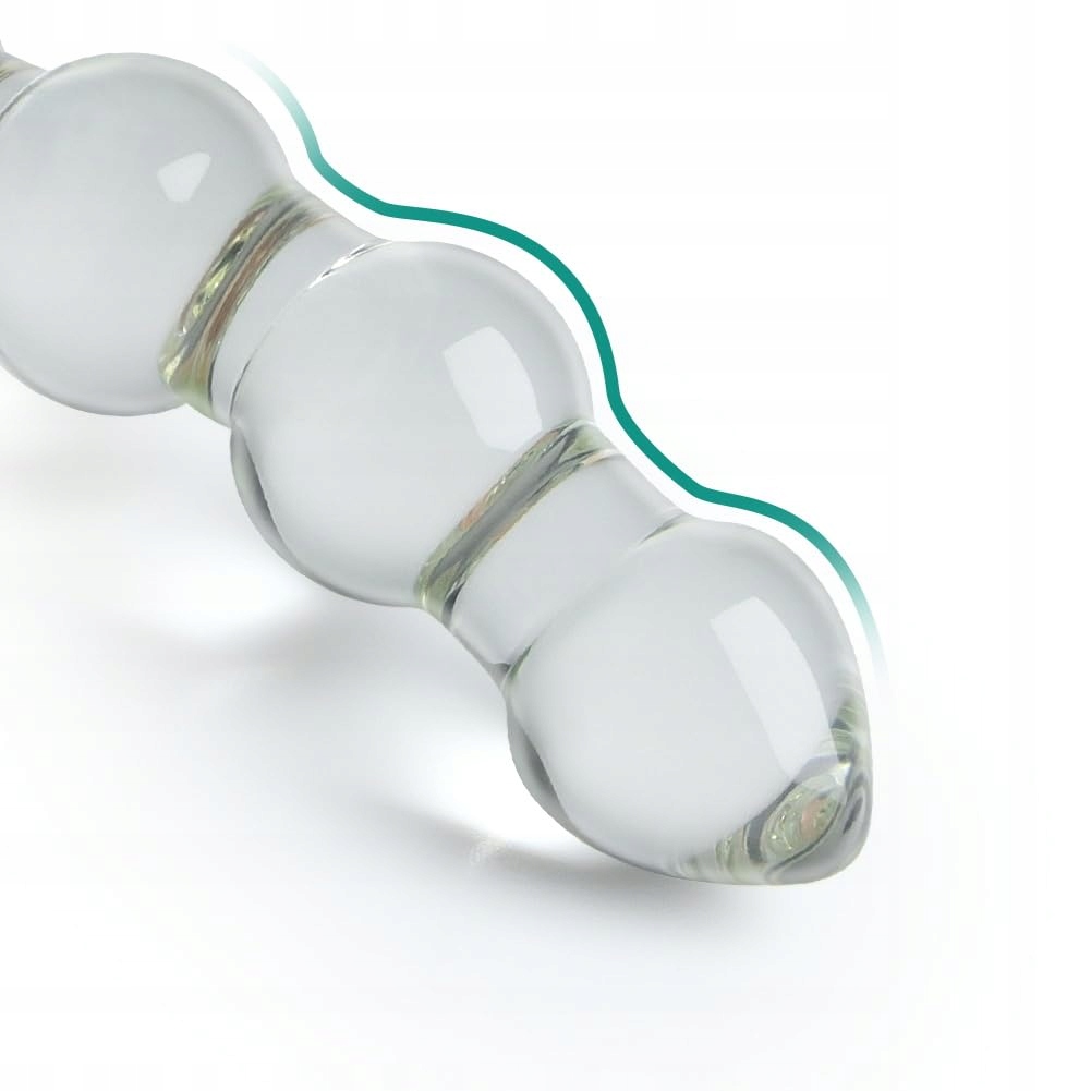 SXOVO Szklany Podwójny Dildo Realistyczny Analdildo G-Punkt Stymulacja — miniatura 7