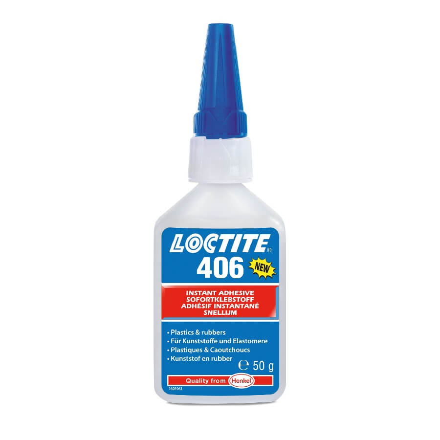Loctite 406 50ml univerzální instantní lepidlo na plasty, kaučuk, O-kroužek