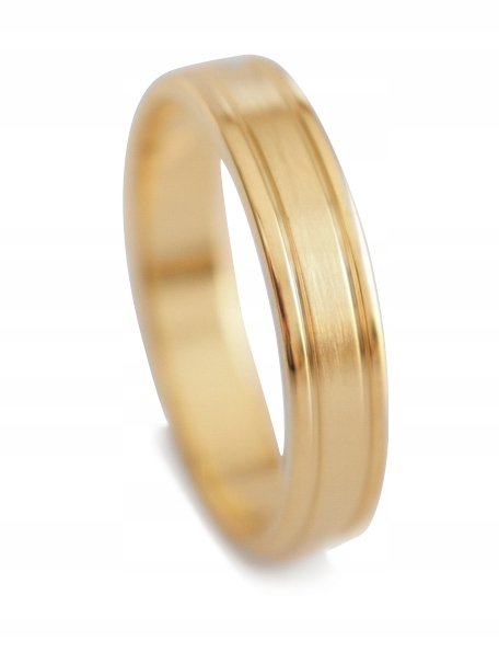 OBRĄCZKA ZŁOTA- ŚLUBNA 4 MM PRÓBA 333