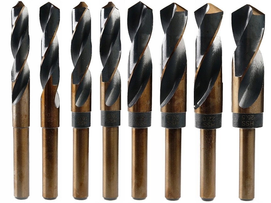 WIERTŁA NWKa HSS KOBALTOWE DO METALU DREWNA 8 EL. WIERTŁO KOBALT KOMPLET Marka Silver